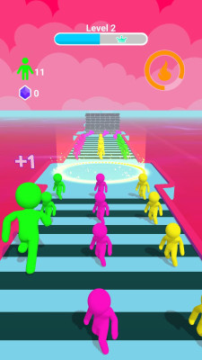 3D彩色切换冲刺