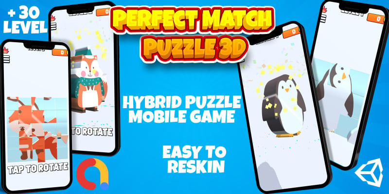 Perfectly Matched 3D Puzzles Perfectly Matched 3D Puzzles
