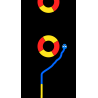 蛇蛇斗色彩Snake-Vs-Color