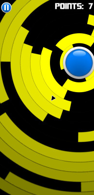 Circle game compatible with Android and iOS systems