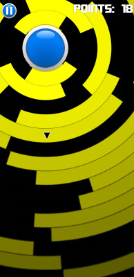 Circle game compatible with Android and iOS systems