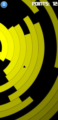 Circle game compatible with Android and iOS systems