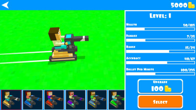 Tank Snake Attack Game Template
