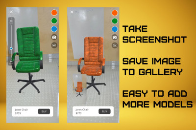 Complete AR Furniture Template in Unity3D