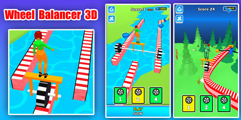 3D Wheel Balancer Game 3D Wheel Balancer Game