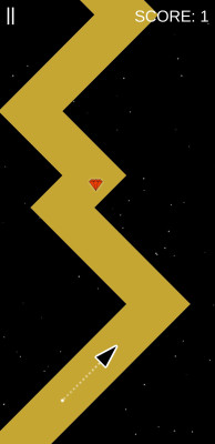 Zigzag game compatible with Android and iOS systems