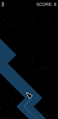 Zigzag game compatible with Android and iOS systems