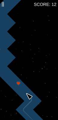 Zigzag game compatible with Android and iOS systems