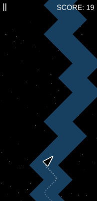 Zigzag game compatible with Android and iOS systems