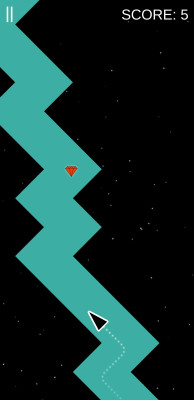 Zigzag game compatible with Android and iOS systems