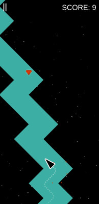 Zigzag game compatible with Android and iOS systems