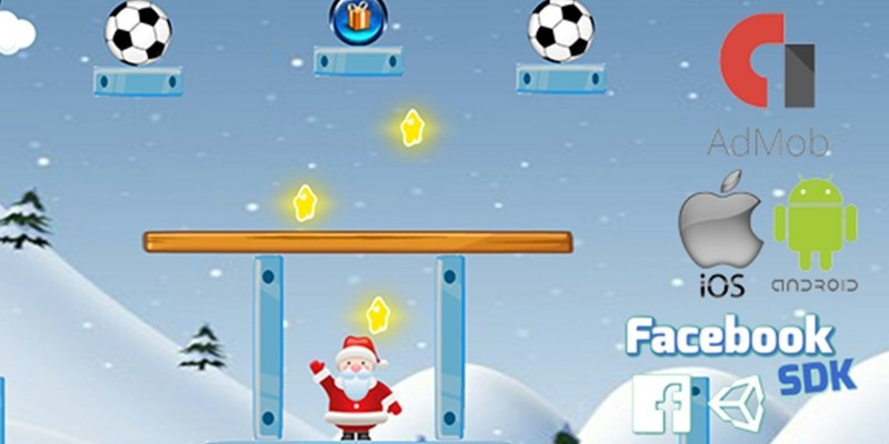 Santa Claus Gift Physics Puzzle Game