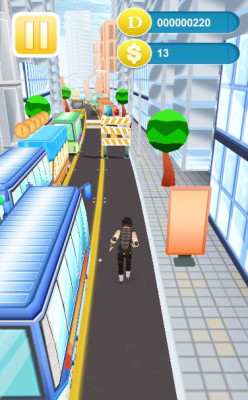 简易跑酷模板