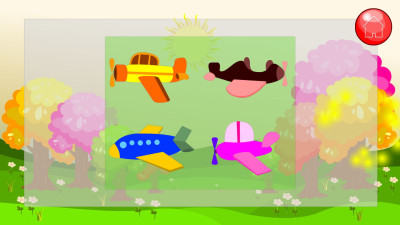 Airplane-shaped children's educational games