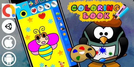 Children's Portrait Coloring and Painting Games