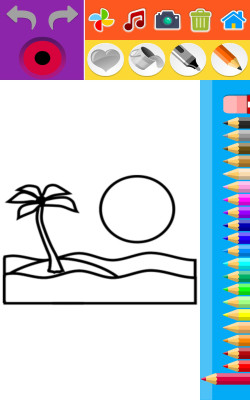 Children's Portrait Coloring and Painting Games