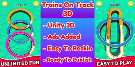 3D Track Train Game