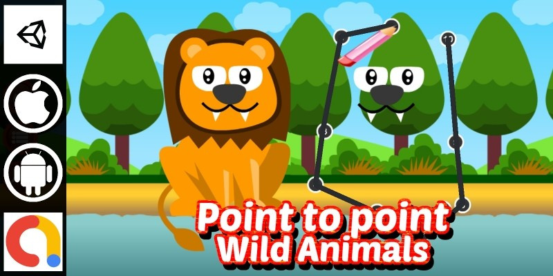 Edokida Point-to-Point Wildlife Children's Game Edokida Point-to-Point Wildlife Children's Game