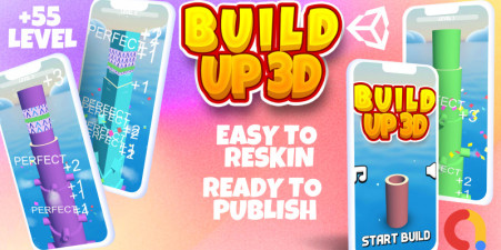 3D Building Block Puzzle Mobile Game