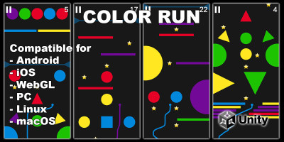 Colorful Parkour Game with Admob Ads
