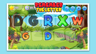Children's Alphabet Shape Game