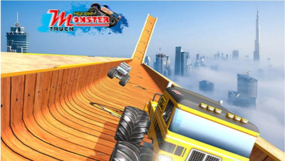 3D Monster Truck Stunt Game