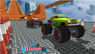 3D Monster Truck Stunt Game
