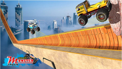 3D Monster Truck Stunt Game