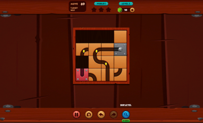 Ball Maze Grid Puzzle Game