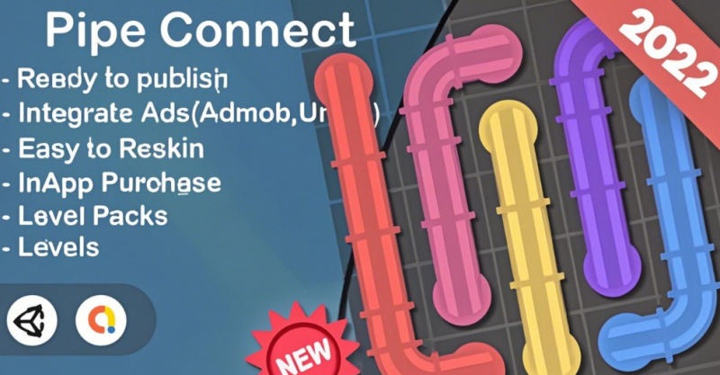 《管道连接》（Unity 游戏 + Admob + 跨平台适配）