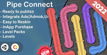 《管道连接》（Unity 游戏 + Admob + 跨平台适配）