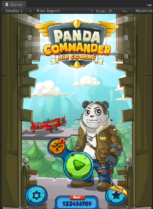 《熊猫指挥官空战》：Unity 游戏源码