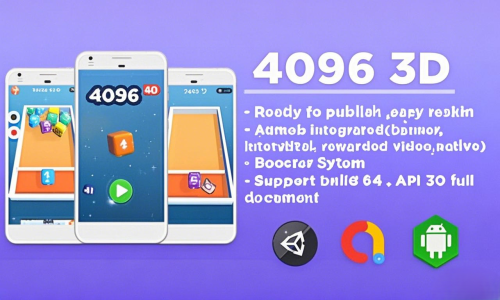 4096  3D数字益智游戏：（Unity 游戏源码 + Admob 广告）