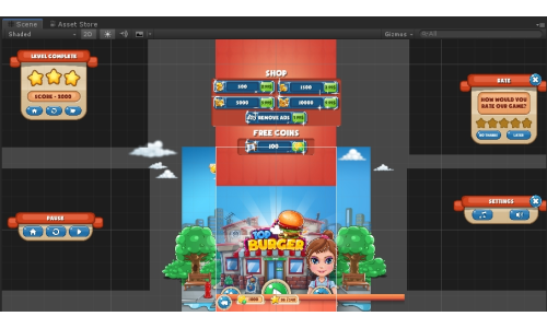 《汉堡厨师》：Unity 游戏源码