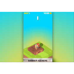 《跳跃叠叠乐》含广告的 Unity 游戏