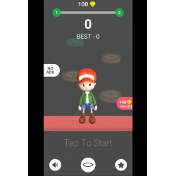 《跳跃老兄！》（Unity 完整项目 + Admob + 内购 + 超休闲游戏）