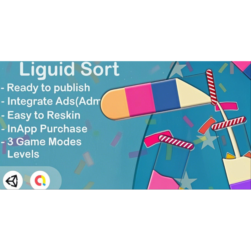《液体排序》（完整 Unity 游戏 + AdMob 广告集成）