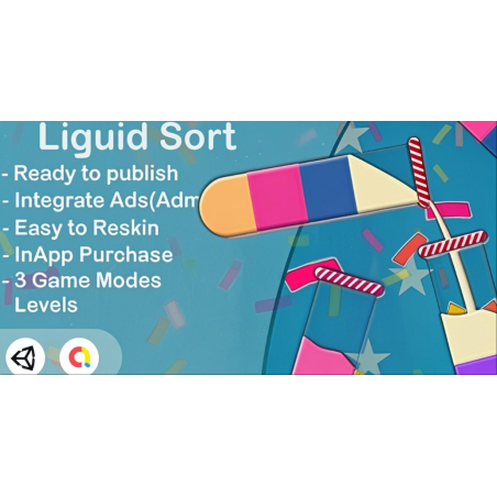 《液体排序》（完整 Unity 游戏 + AdMob 广告集成）