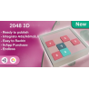 《2048 三维版》（Unity 模板 + Admob + 多平台）
