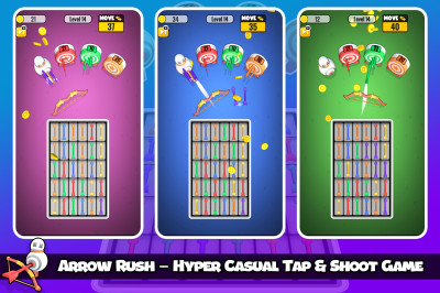 Arrow Speed Rush: Hyper-Casual Click Shooting Game