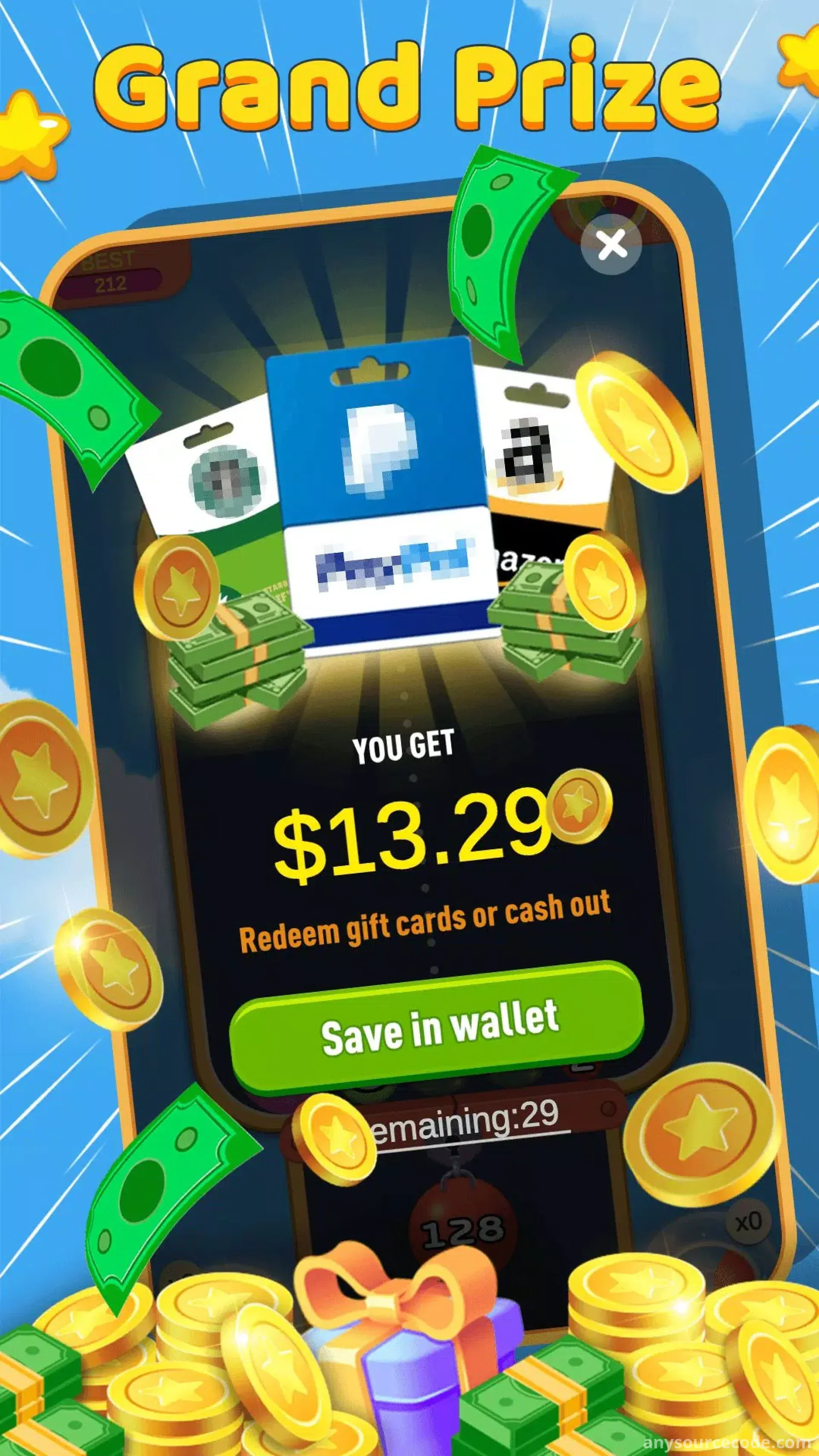 2048 合并球 | 现金应用