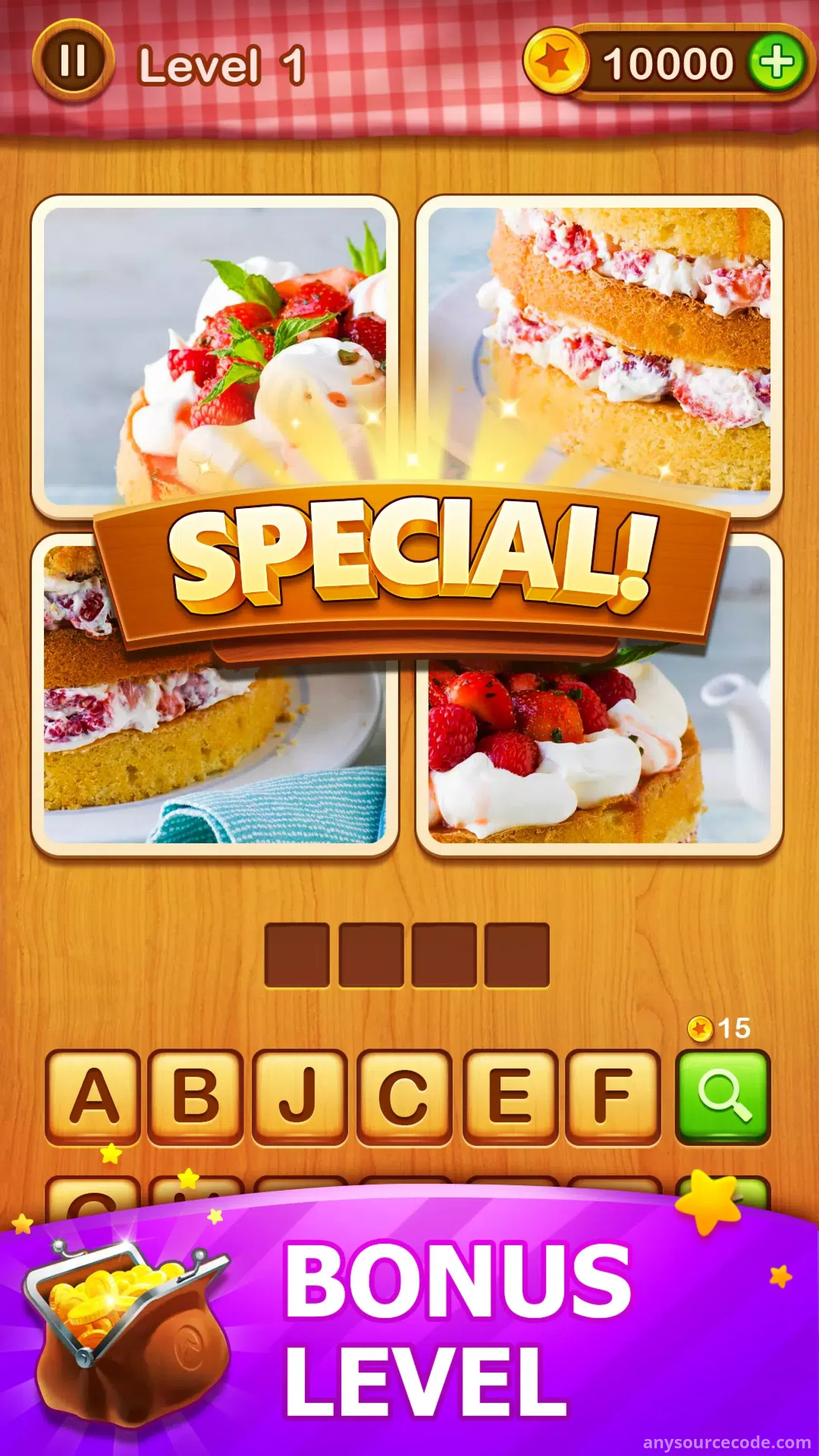 四张图猜单词 - 趣味谜题