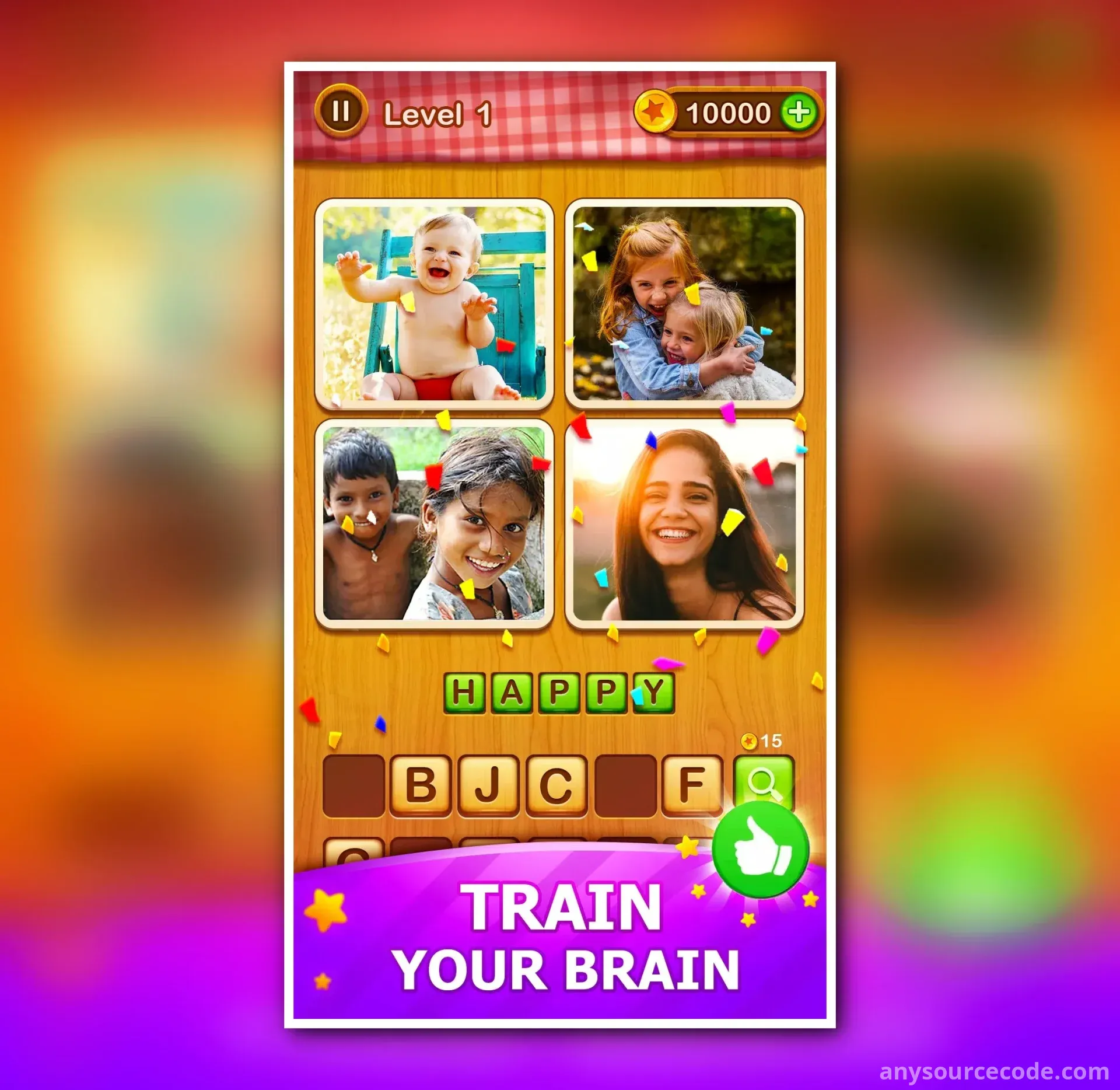 四张图猜单词 - 趣味谜题