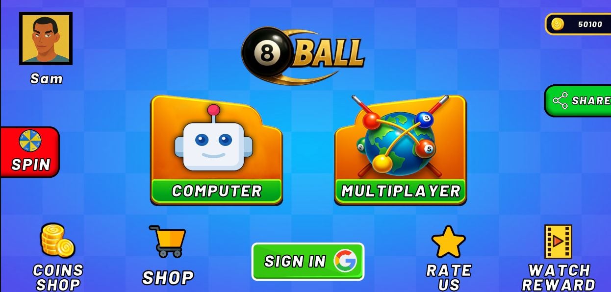 8球台球多人游戏