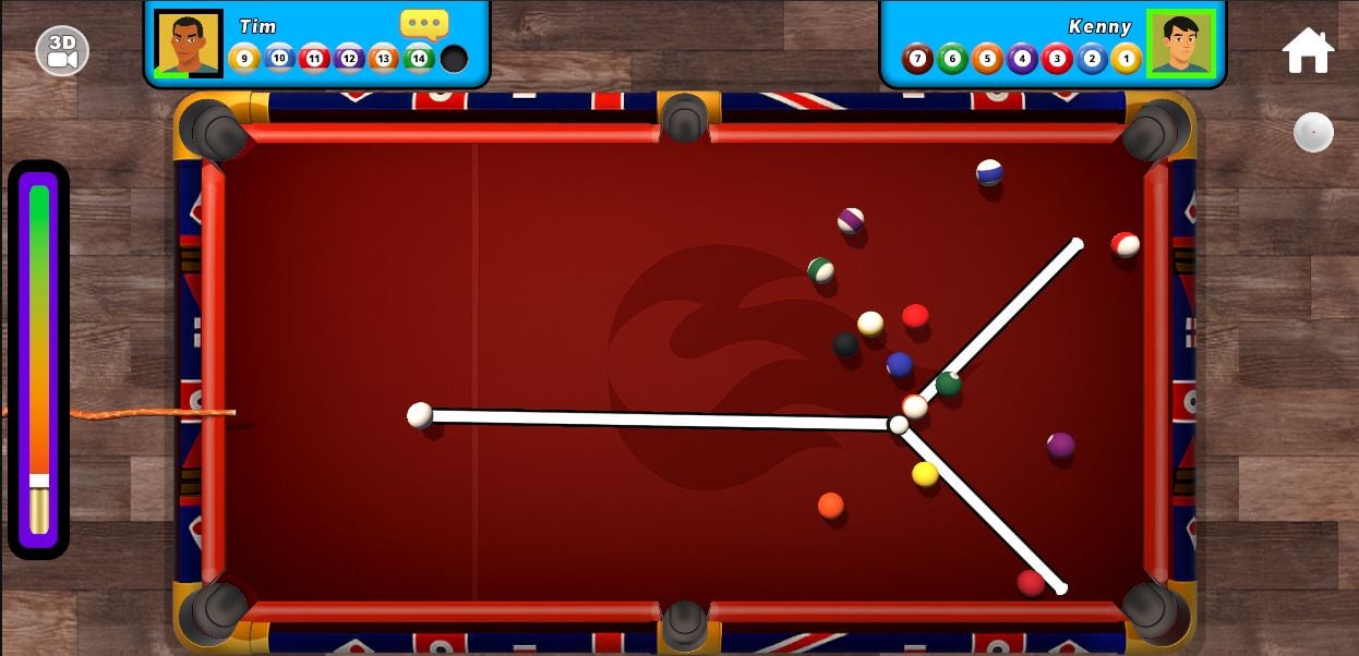 8球台球多人游戏