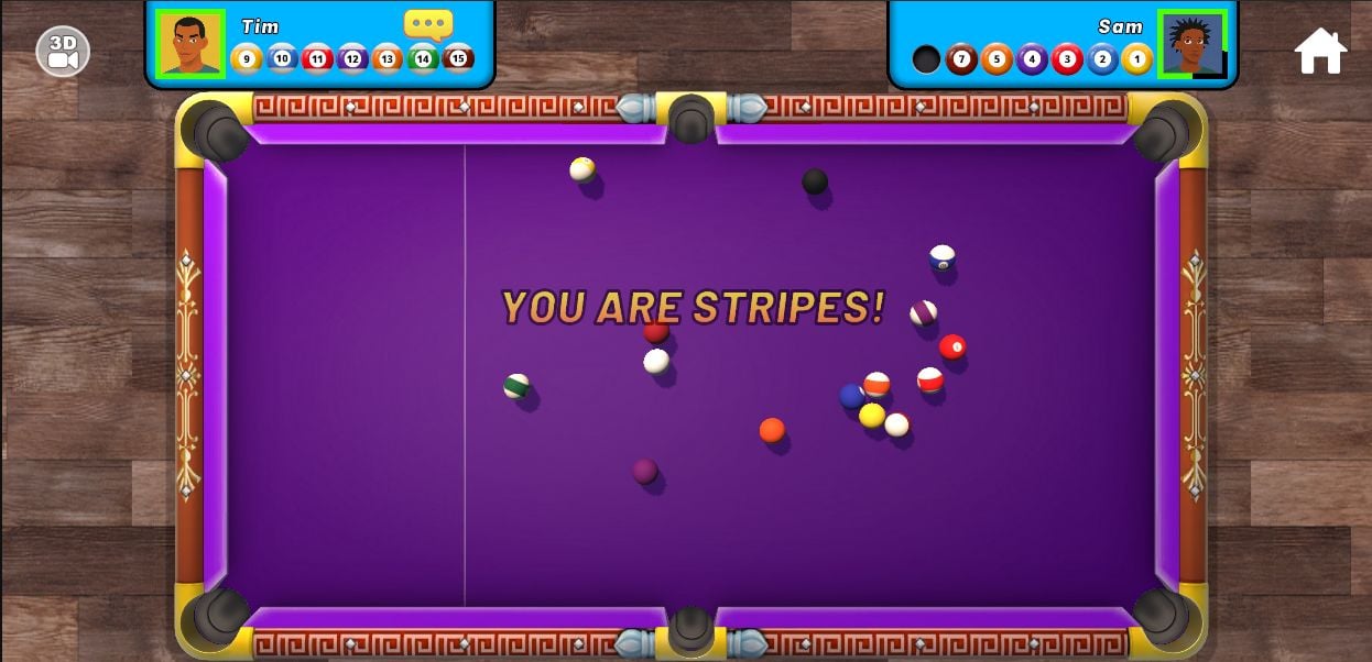 8球台球多人游戏