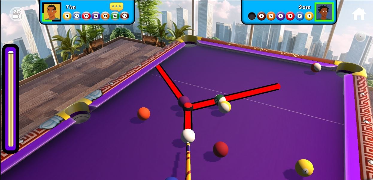 8球台球多人游戏