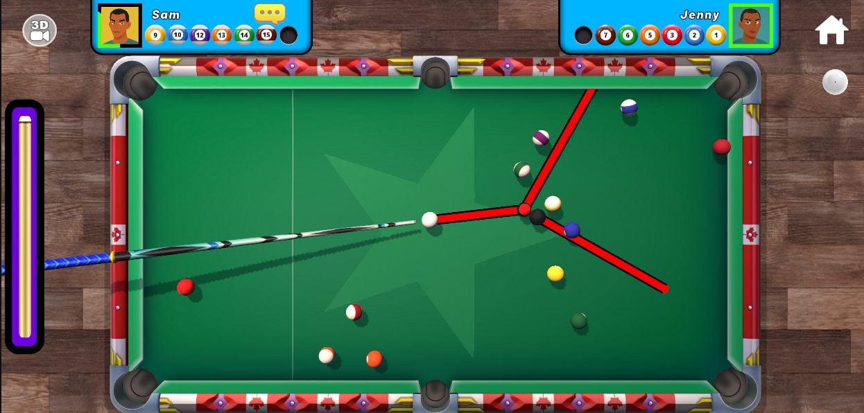 8球台球多人游戏