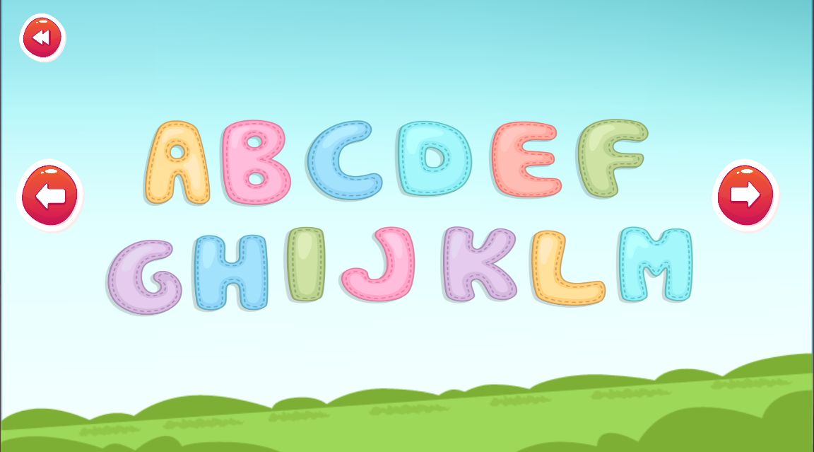 儿童ABC学习应用模板