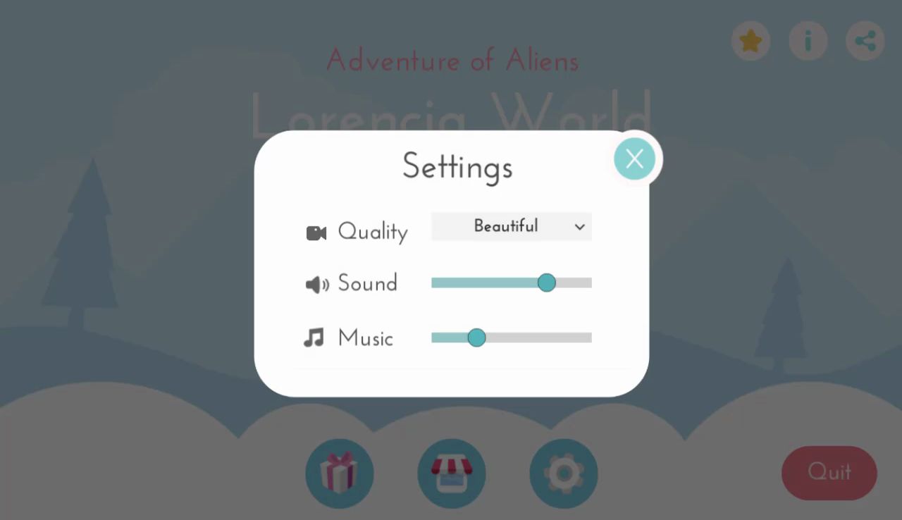 外星人冒险游戏模板